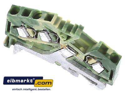 Ansicht oben vorne WAGO Kontakttechnik 280-637 Schutzleiterklemme gn/ge 0,08-2,5qmm 