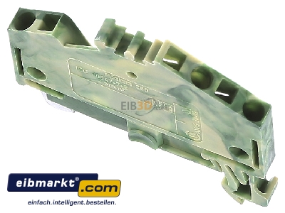 Ansicht oben hinten WAGO Kontakttechnik 280-637 Schutzleiterklemme gn/ge 0,08-2,5qmm 