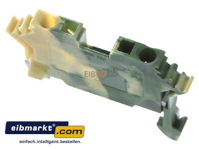 Top rear view WAGO Kontakttechnik 280-607 Ground terminal block 1-p 5mm 
