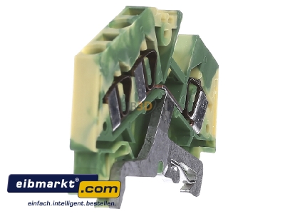 View on the left WAGO Kontakttechnik 281-637 Ground terminal block 1-p 6mm - 
