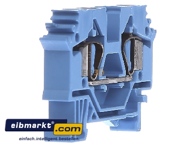 Ansicht links WAGO Kontakttechnik 282-604 Durchgangsklemme 0,2-6mmq blau 