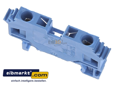 Ansicht oben hinten WAGO Kontakttechnik 282-604 Durchgangsklemme 0,2-6mmq blau 