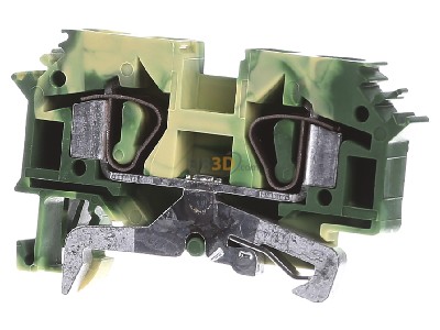 Front view WAGO 282-607 Ground terminal block 1-p 8mm 
