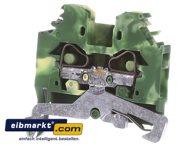 Front view WAGO Kontakttechnik 281-107 Ground terminal block 1-p 6mm 
