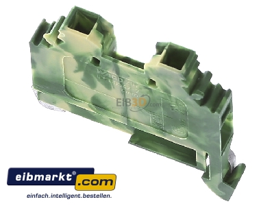 Top rear view WAGO Kontakttechnik 281-107 Ground terminal block 1-p 6mm 
