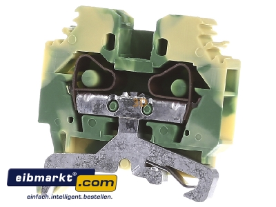 Front view WAGO Kontakttechnik 282-107 Ground terminal block 1-p 8mm 
