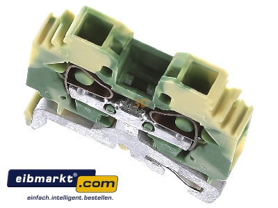 View up front WAGO Kontakttechnik 282-107 Ground terminal block 1-p 8mm 
