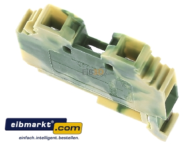 Top rear view WAGO Kontakttechnik 282-107 Ground terminal block 1-p 8mm 
