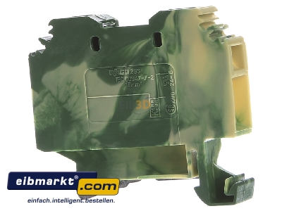 Back view WAGO Kontakttechnik 283-107 Ground terminal block 1-p 12mm
