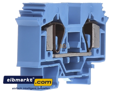 Ansicht links WAGO Kontakttechnik 283-604 Durchgangsklemme 0,2-16mmq blau 