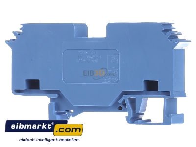 Ansicht hinten WAGO Kontakttechnik 283-604 Durchgangsklemme 0,2-16mmq blau 