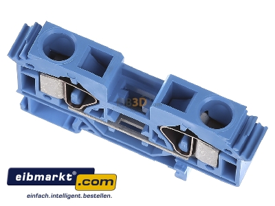 Ansicht oben vorne WAGO Kontakttechnik 283-604 Durchgangsklemme 0,2-16mmq blau 
