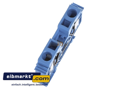 Ansicht oben links WAGO Kontakttechnik 283-604 Durchgangsklemme 0,2-16mmq blau 