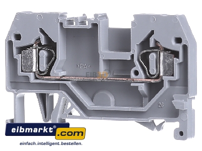 Frontansicht WAGO Kontakttechnik 280-901 Durchgangsklemme gr 0,08-2,5qmm 