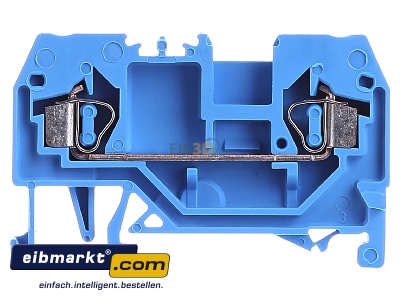 Frontansicht WAGO Kontakttechnik 280-904 Durchgangsklemme bl 0,08-2,5qmm 