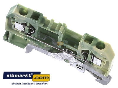 Ansicht oben vorne WAGO Kontakttechnik 280-907 Schutzleiterklemme gn/ge 0,08-2,5qmm 