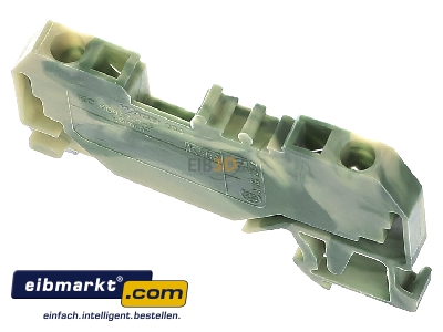 Ansicht oben hinten WAGO Kontakttechnik 280-907 Schutzleiterklemme gn/ge 0,08-2,5qmm 