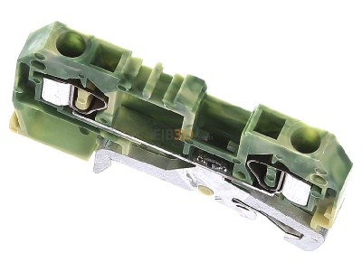 Ansicht oben vorne WAGO 281-907 Schutzleiterklemme gn/ge 0,08-4qmm 