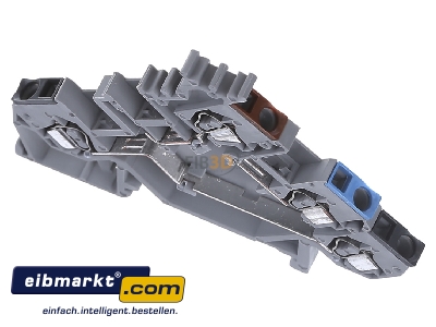 View up front WAGO Kontakttechnik 280-560 Sensor/actuator terminal block 1-p 5mm
