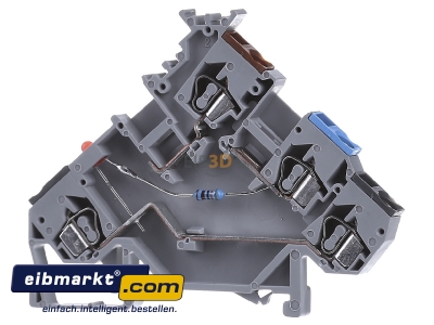 Frontansicht WAGO Kontakttechnik 280-560/281-434 Initiatorenklemme 0,08-2,5mmq rot 