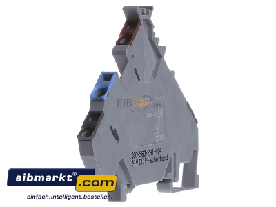 View on the right WAGO Kontakttechnik 280-560/281-434 Sensor/actuator terminal block 1-p 5mm
