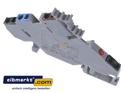 Ansicht oben hinten WAGO Kontakttechnik 280-560/281-434 Initiatorenklemme 0,08-2,5mmq rot 