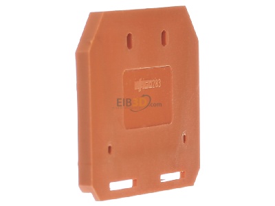 Ansicht rechts WAGO 283-302 Abschluplatte orange 