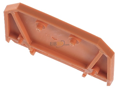 Ansicht oben vorne WAGO 283-302 Abschluplatte orange 