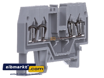 Ansicht links WAGO Kontakttechnik 279-831 Durchgangsklemme gr 0,08-1,5qmm 