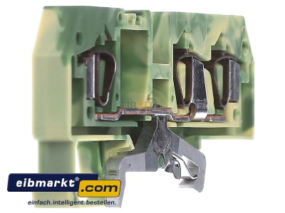 View on the left WAGO Kontakttechnik 282-687 Ground terminal block 1-p 8mm - 
