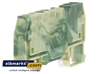 View on the right WAGO Kontakttechnik 282-687 Ground terminal block 1-p 8mm - 
