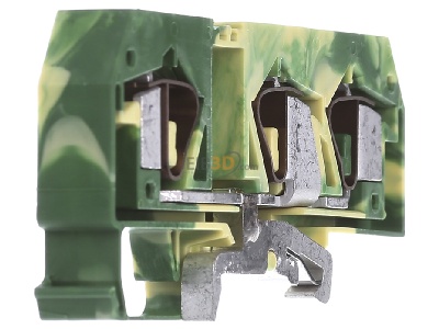 Ansicht links WAGO Kontakttechnik 283-677 Schutzleiterklemme 0,2-16mmq gn/gelb 