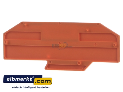 Front view WAGO Kontakttechnik 282-333 End/partition plate for terminal block
