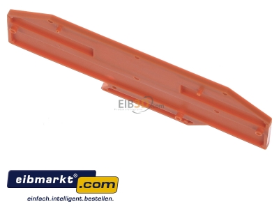 Ansicht oben vorne WAGO Kontakttechnik 282-333 Abschluplatte orange 