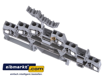 Ansicht oben vorne WAGO Kontakttechnik 280-549 Drei-Stock-Klemme 0,08-2,5mmq grau 