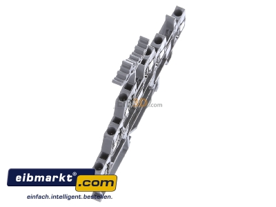 Ansicht oben links WAGO Kontakttechnik 280-549 Drei-Stock-Klemme 0,08-2,5mmq grau 