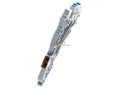 Ansicht oben links WAGO 280-572 Aktorenklemme 0,08-2,5mmq grau 
