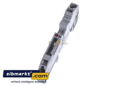 Ansicht oben rechts WAGO Kontakttechnik 282-698/281-449 Sicherungsklemme 0,2-6mmq grau 