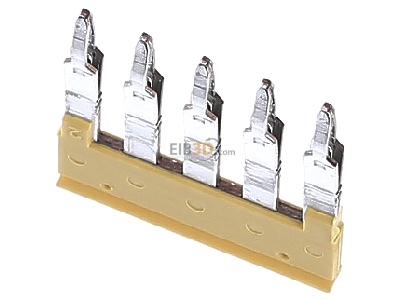 Top rear view Weidmller ZQV 2.5/5 Cross-connector for terminal block 5-p 

