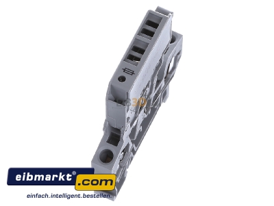 View top left WAGO Kontakttechnik 281-611/281-417 G-fuse 5x20 mm terminal block 10A 8mm
