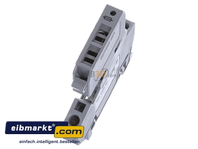 View top right WAGO Kontakttechnik 281-611/281-417 G-fuse 5x20 mm terminal block 10A 8mm
