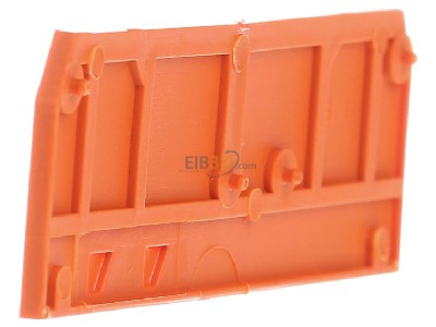 Ansicht links WAGO 280-315 Abschluplatte 2,5mm orange 