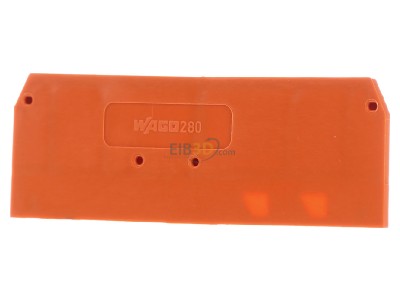 Ansicht hinten WAGO 280-315 Abschluplatte 2,5mm orange 