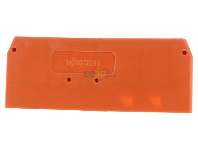 Ansicht hinten WAGO 280-315 Abschluplatte 2,5mm orange 