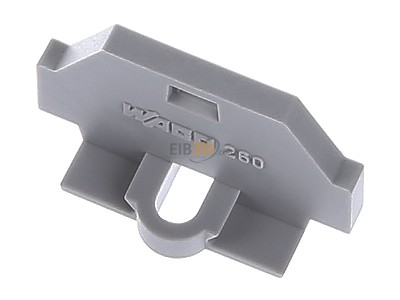 Ansicht oben hinten WAGO 260-361 Abschluplatte mit Flansch 