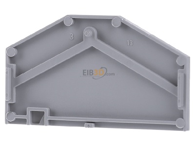 Back view WAGO 281-312 End/partition plate for terminal block 
