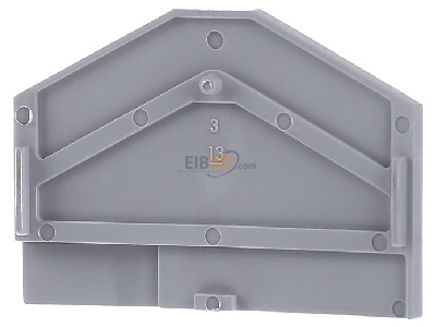 Back view WAGO 280-312 End/partition plate for terminal block 
