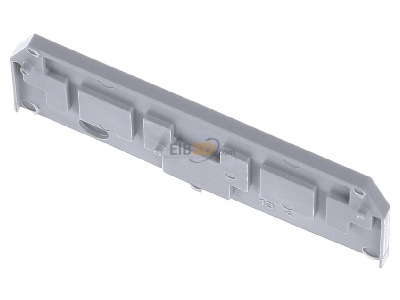 Ansicht oben hinten WAGO 280-324 Abschluplatte grau 