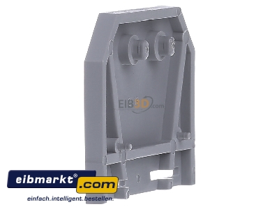 Ansicht links WAGO Kontakttechnik 282-301 Abschluplatte grau 
