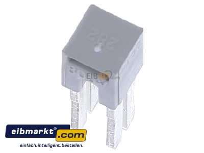 Ansicht oben links WAGO Kontakttechnik 282-402 Querbrcker 41A gr B=8mm 